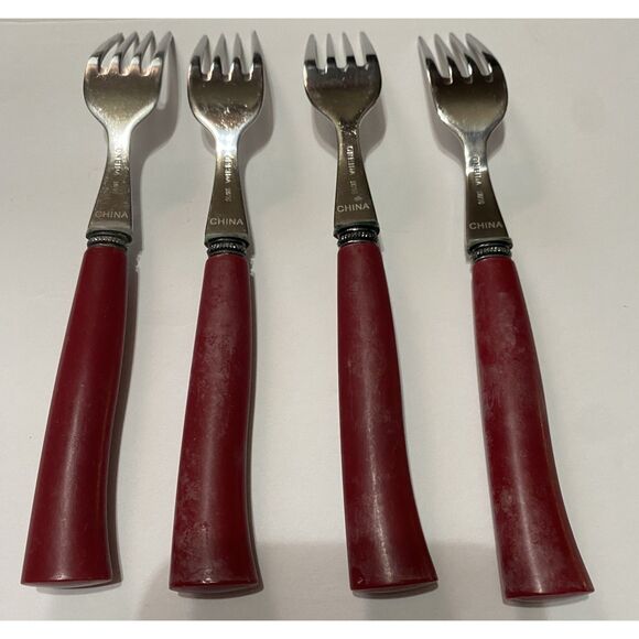 Set of 4 Oneida Forks - Picture 2 of 3